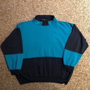Vintage 90s PK Elliot Color Block Sweatshirt Blue Black